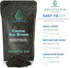 Canine Gut Biome Blend de Holistic Bin - Topper Nutricional con Probióticos y Prebióticos para Perros (50g)