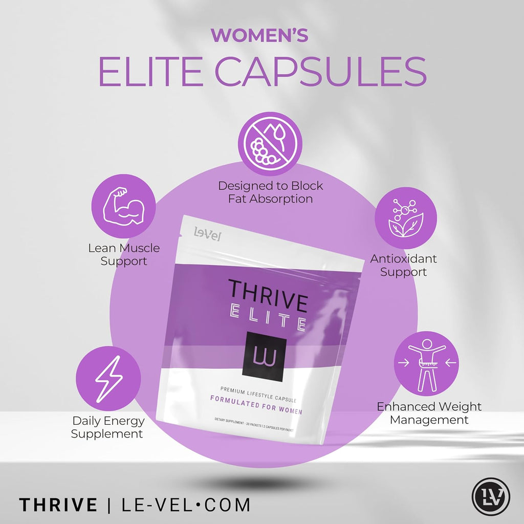 Le-Vel Thrive Elite Lifestyle Capsules - Suplemento Nutricional, 30 Cápsulas