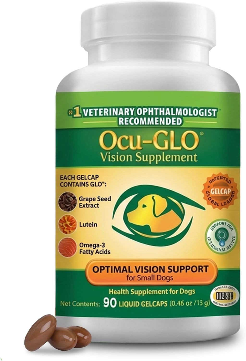 Ocu-GLO for Medium and Large Dogs (11+ lb), 90 Tablets