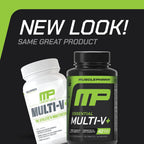 Muscle Pharm Essentials Multi-V+ - Multivitamínico para Deportistas, 90 Comprimidos