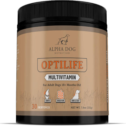 OptiLife Dog Multivitamin Powder - – Glucosamina HCL y MSM: contribuyen al mantenimiento de articulaciones sanas y – Image 1