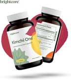 Brightcore Nutrition - Kimchi One, Cápsulas de Kimchi en Polvo, Probióticos, Enzimas y Antioxidantes, Suplemento para la Salud Intestinal, Sin Gluten, 90 Cápsulas Veganas