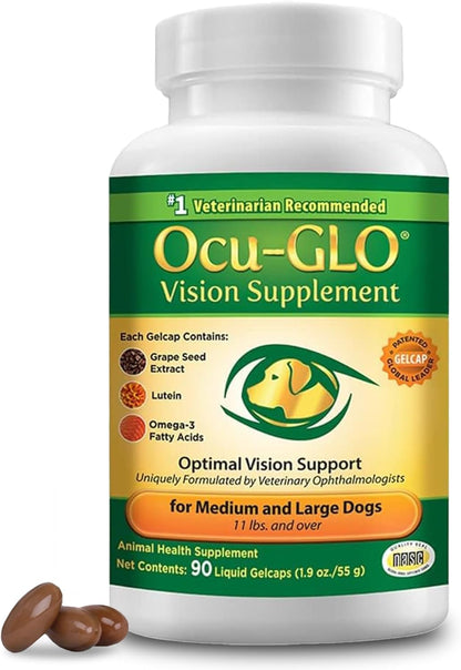 Ocu-GLO para Perros Medianos y Grandes (11+ – Apoya la salud de la retina y el cristalino. – Image 1