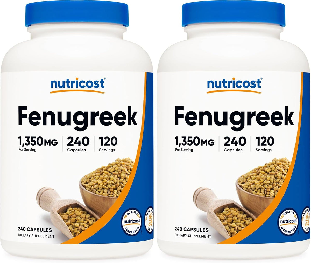 Nutricost Semilla de Fenogreco 1350mg, 240 – Fabricado en instalaciones certificadas (NSF, GMP, FDA). – Image 8
