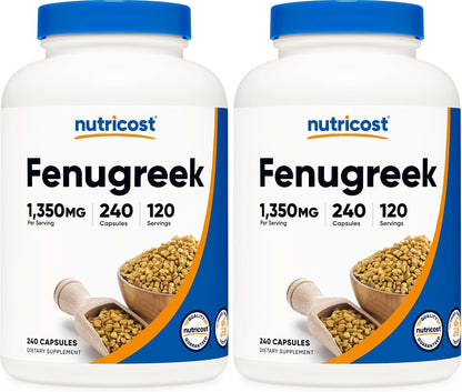 Nutricost Semilla de Fenogreco 1350mg, 240 – Fabricado en instalaciones certificadas (NSF, GMP, FDA). – Image 8