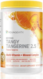 Youngevity Beyond Tangy Tangerine 2.5 Tropical Tangerine - Complejo Multivitamínico y Mineral (30 dosis)
