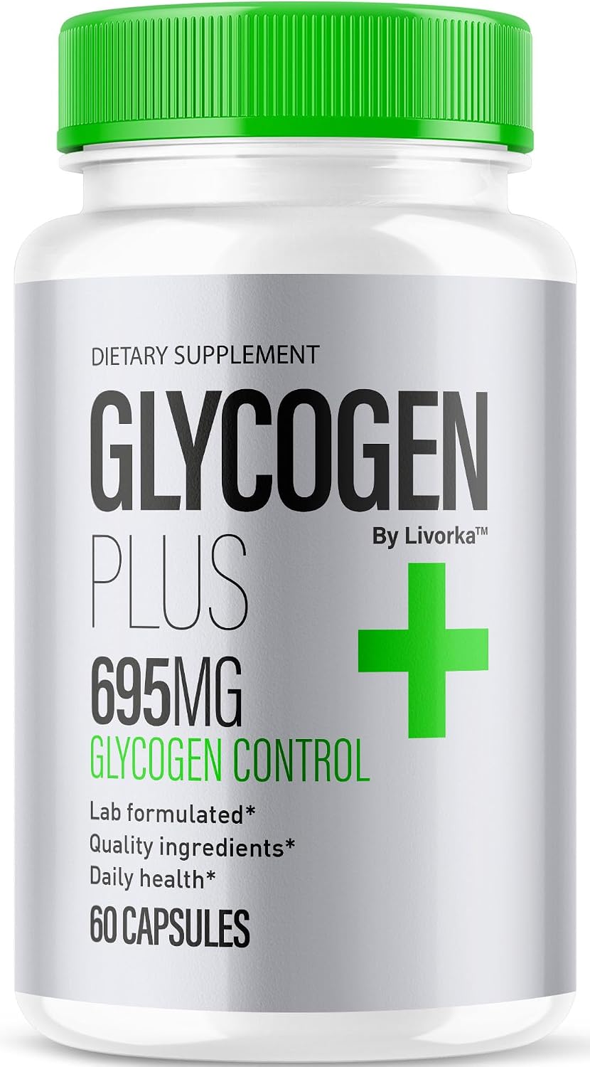 Glycogen Plus Cápsulas - Complemento Alimenticio para el Apoyo de Glucógeno, Fórmula Natural, 60 Cápsulas