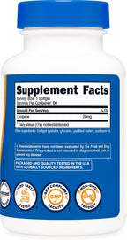 Nutricost Licopeno 20 mg - 60 Cápsulas Blandas - Sin Gluten, No GMO