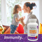 Elderberry Queen Chewable Vitamin C 500mg - Immune Boost & Antioxidant Support Tablets with Vitamin A, E & Organic Echinacea, Elder Fruit, Acerola - Natural Dietary Supplement, 60 Count