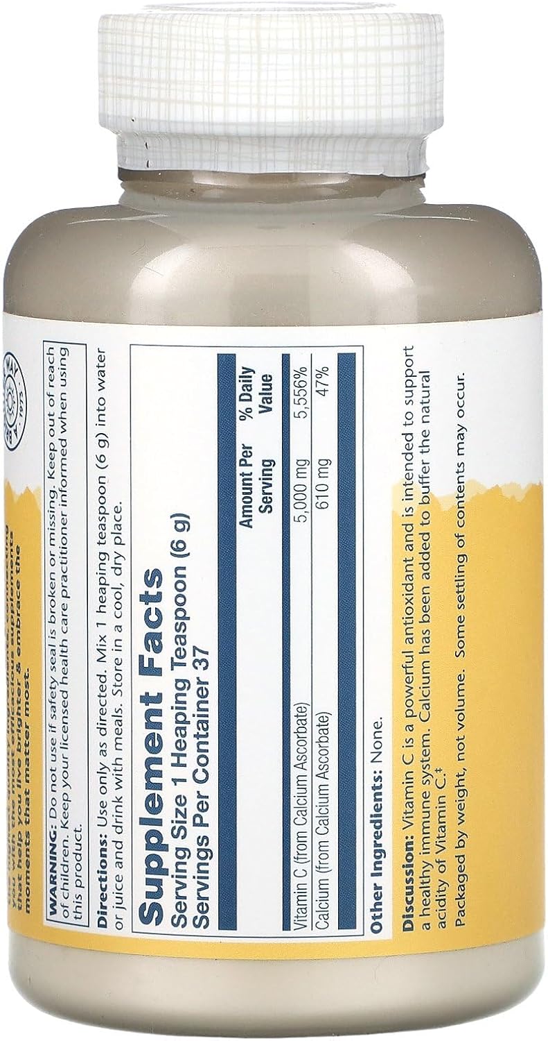 Solaray Vitamina C en Polvo 227 g