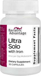 Bariatric Advantage Ultra Solo con Hierro - Multivitamínico diario para pacientes bariátricos - 90 cápsulas