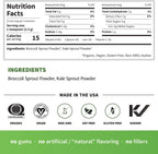 Sprout Living Mezcla de Brócoli y Col Rizada Orgánicos Liofilizados - 113g (32 raciones)