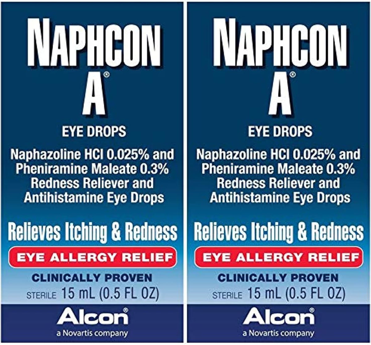 Naphcon-A Gotas Oftálmicas, 15 ml, Paquete – Alivio rápido: Los ingredientes activos actúan rápidamente para – Image 1