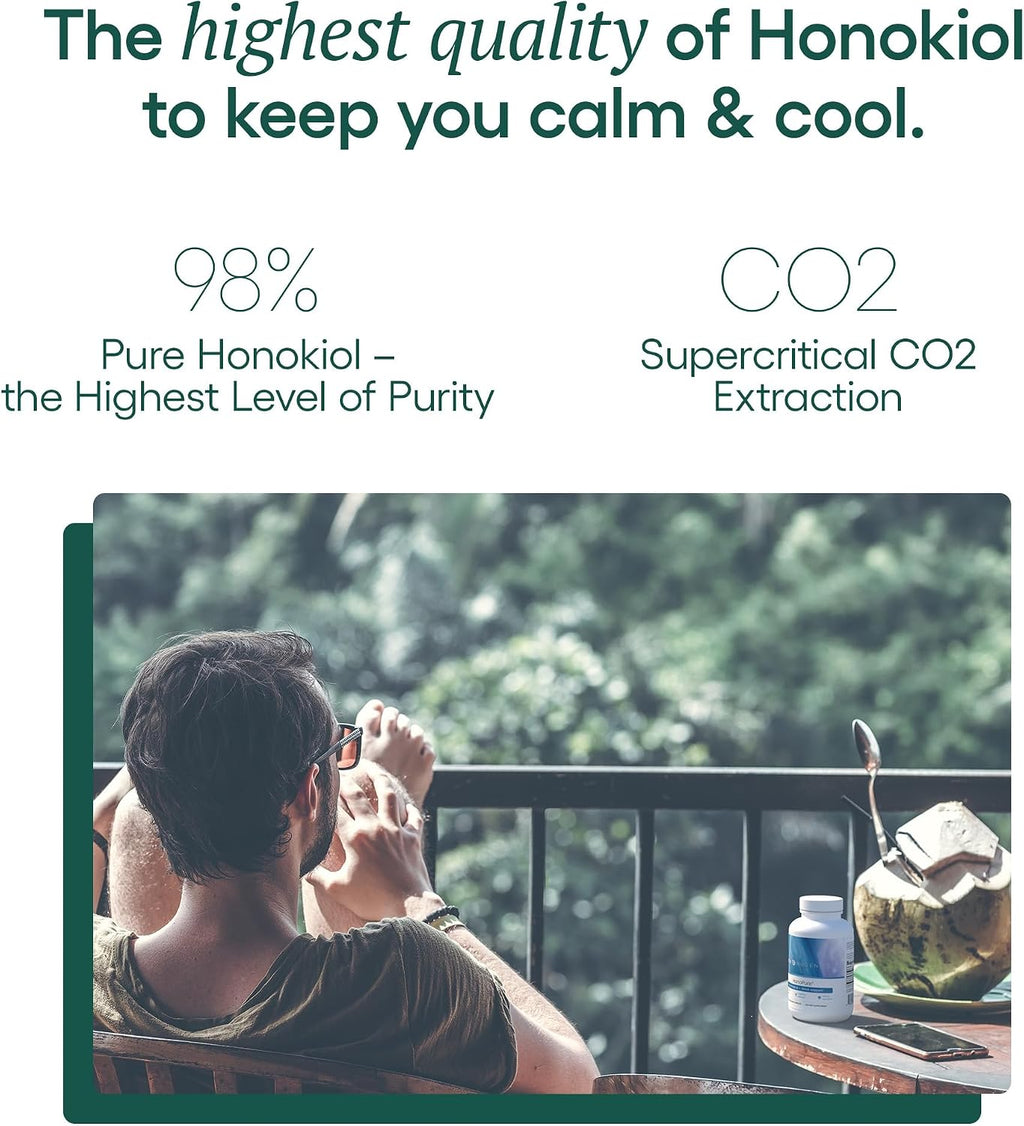 EcoNugenics HonoPure – 120 Cápsulas – 98% Honokiol Puro