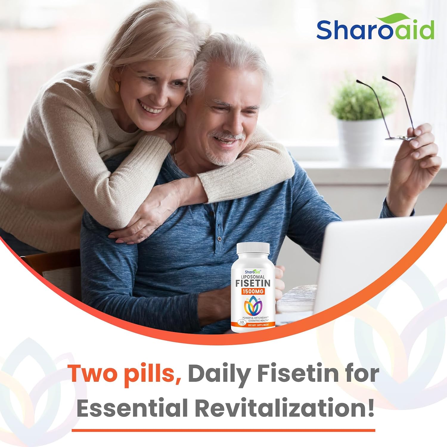 Sharoaid Fisetina Liposomal 1500 mg - Antioxidante Puro