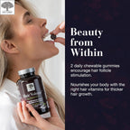 NEW NORDIC Hair Volume Gominolas de Biotina para el Cabello - Pack de 3 (180 gominolas)