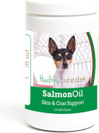Healthy Breeds Toy Fox Terrier Salmon Oil Soft Chews 120 Count