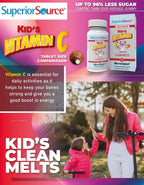 Superior Source Kid's Vitamin C Clean Melts - 90 MicroLingual Instant-Dissolve Tablets