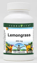 Lemongrass - 450 mg (100 Cápsulas, Pack de 3)