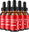 Gluco Pure Drops – Fórmula Saludable – Gotero Reutilizable – 5 Envases (5 Meses)