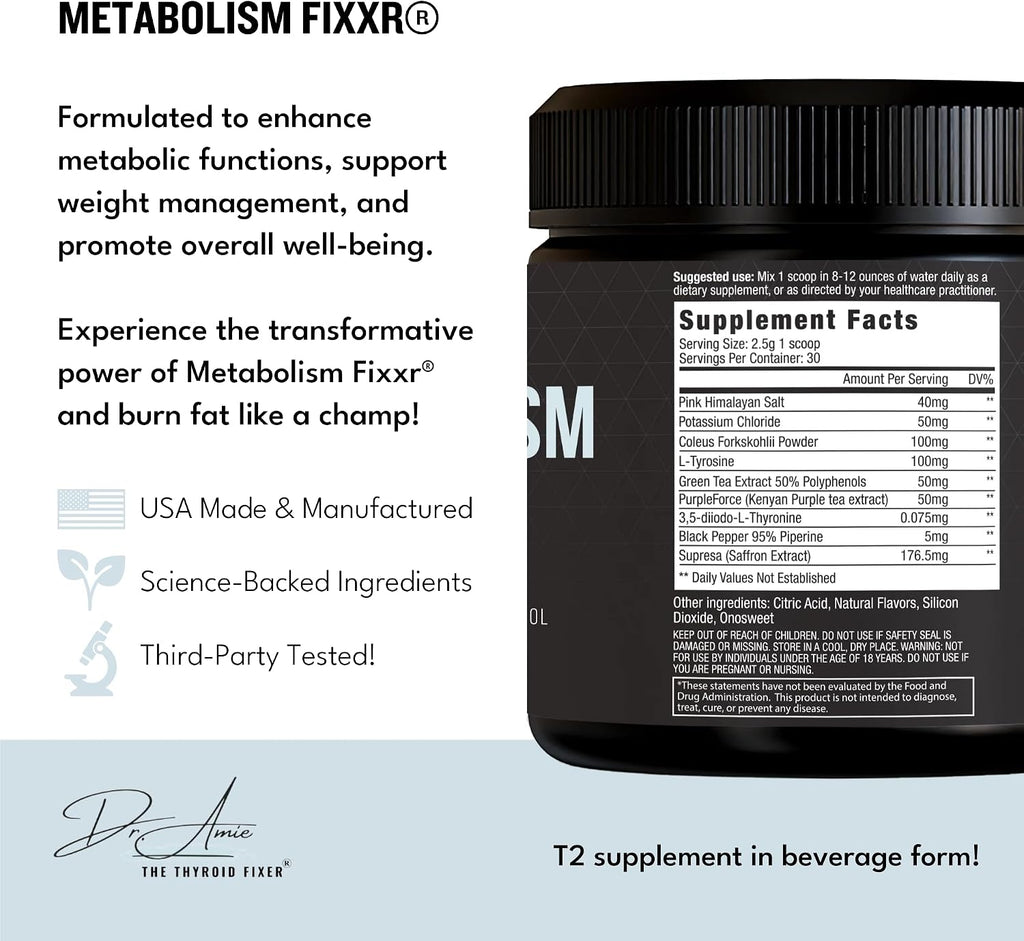 Metabolism Support by Dr. Amie | Sabor Orange Crush | 30 Servicios