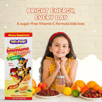 GirafKids Liquid Vitamin C for Kids Ages 4+ | 8 Fl Oz, 500mg | No-Sugar Formula with Safe, Premium Ingredients | Delicious Orange Flavor | Immune Support & Energy Boost