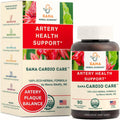 Fórmula para Eliminación de Placa Arterial | Suplemento Natural de 4 Elementos para Apoyar la Presión Arterial, el Colesterol Saludable y el Ritmo Cardíaco | 90 Cápsulas Fáciles de Tragar | de Sana Herbal