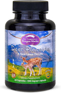 Dragon Herbs Deer Placenta Capsules – 60 Capsules, 500 mg Per Capsule