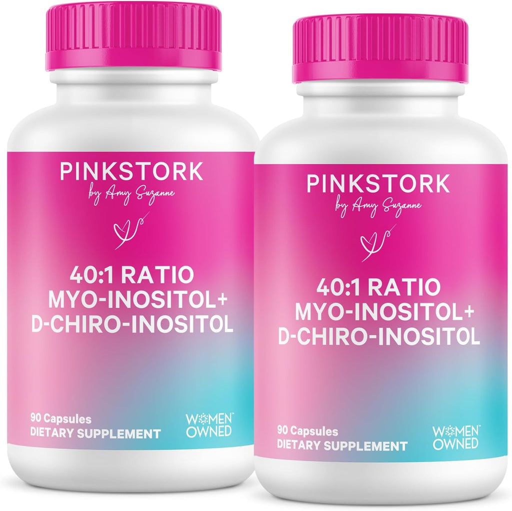 Inositol 40:1 Myo y D-Chiro para Mujeres - 30 Servicios - Pink Stork