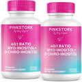 Pink Stork Myo-Inositol & D-Chiro Inositol 40:1 Ratio, 180 Cápsulas