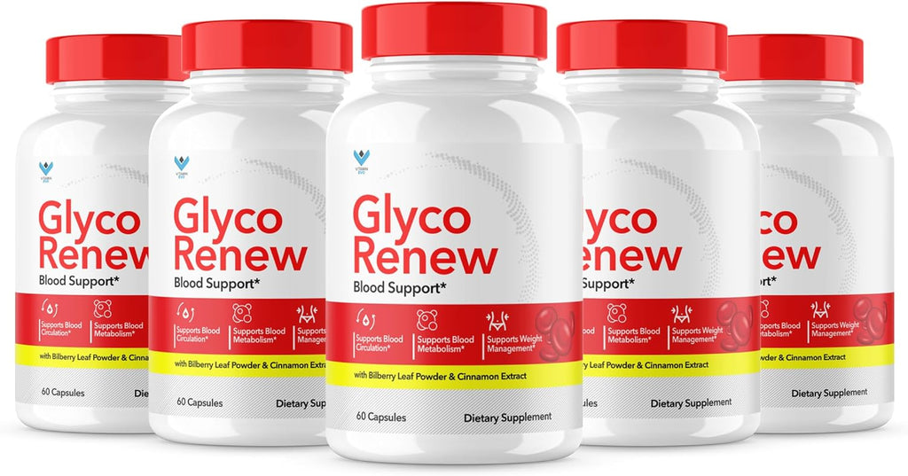Glyco Renew Suplemento Alimenticio - 300 Cápsulas (Pack de 5)