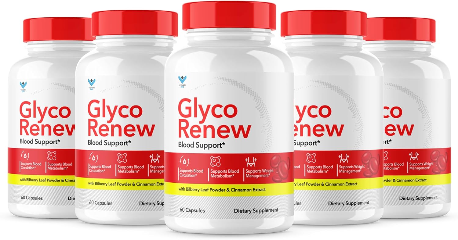 Glyco Renew Suplemento Alimenticio - 300 Cápsulas (Pack de 5)