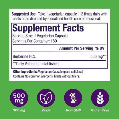 Extracto de Berberina 500 mg – Paradise – Extracto de berberina (500 mg): Obtenido de la raíz de Berberis aristata – Image 7