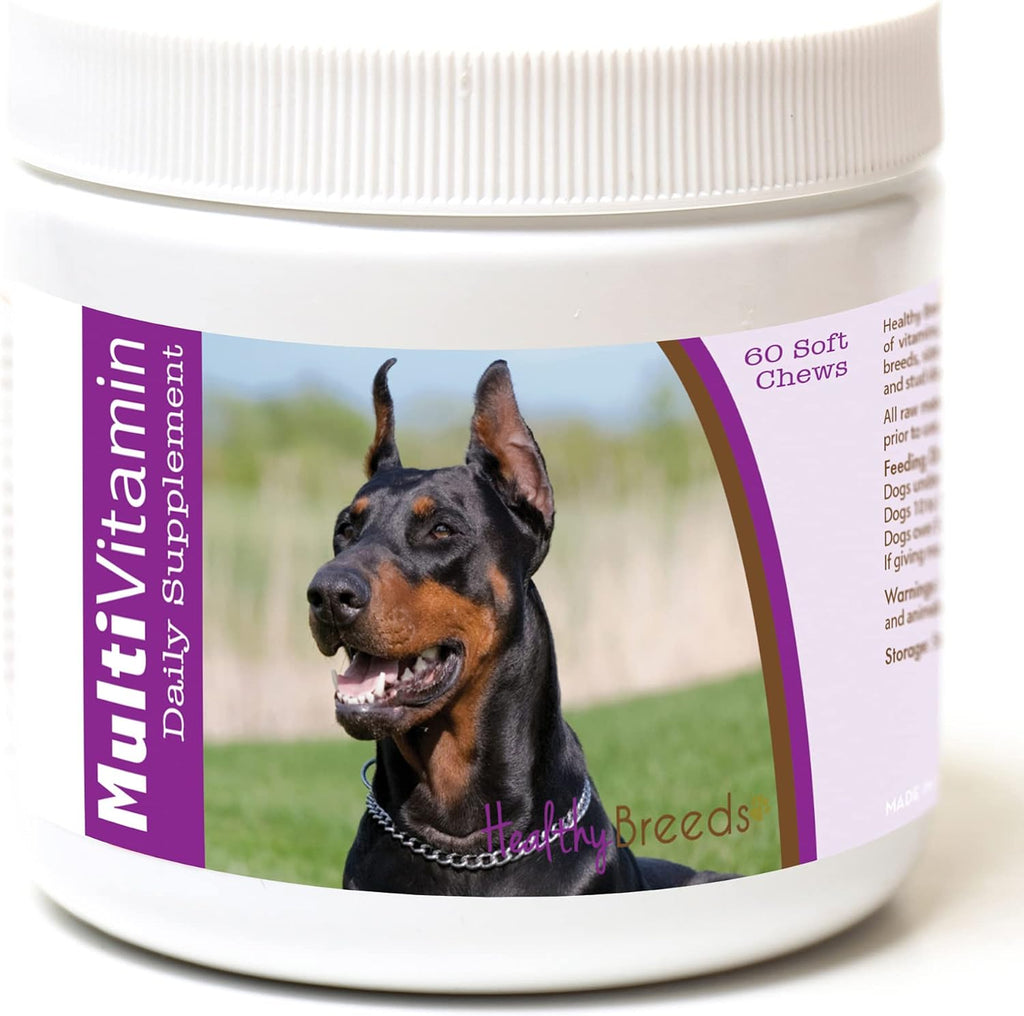 Healthy Breeds Doberman Pinscher Multivitamínico en Golosinas Blandas 60 uds