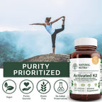 Natural Nutra Vitamina K2 Full Spectrum, 75 mcg, 60 Cápsulas