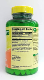 Vitamina C 1000 mg con Escaramujo - 100 Comprimidos