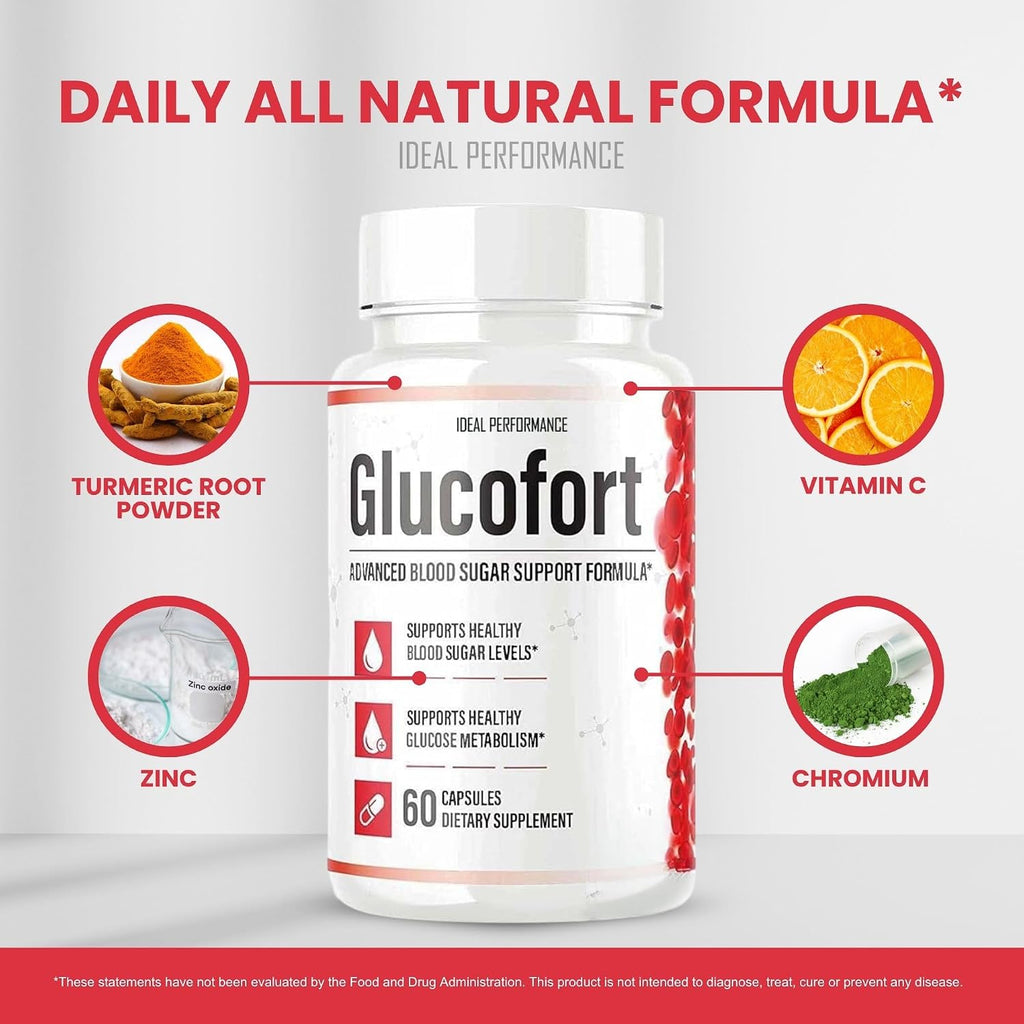IDEAL PERFORMANCE (Official) Glucofort Formula Supplement (5 Pack)