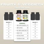 Suplemento de Frutas y Verduras Fruit and Veggies - 180 Cápsulas