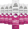 Seltz Mood Support Drink Tablets, Effervescent Tablets to Lift Your Mood, Saffron Supplement, with L-Tryptophan B3, B6, B12, Mood and Energy Support, Cherry Vanilla Flavor, 120 Tabs 6 Pack