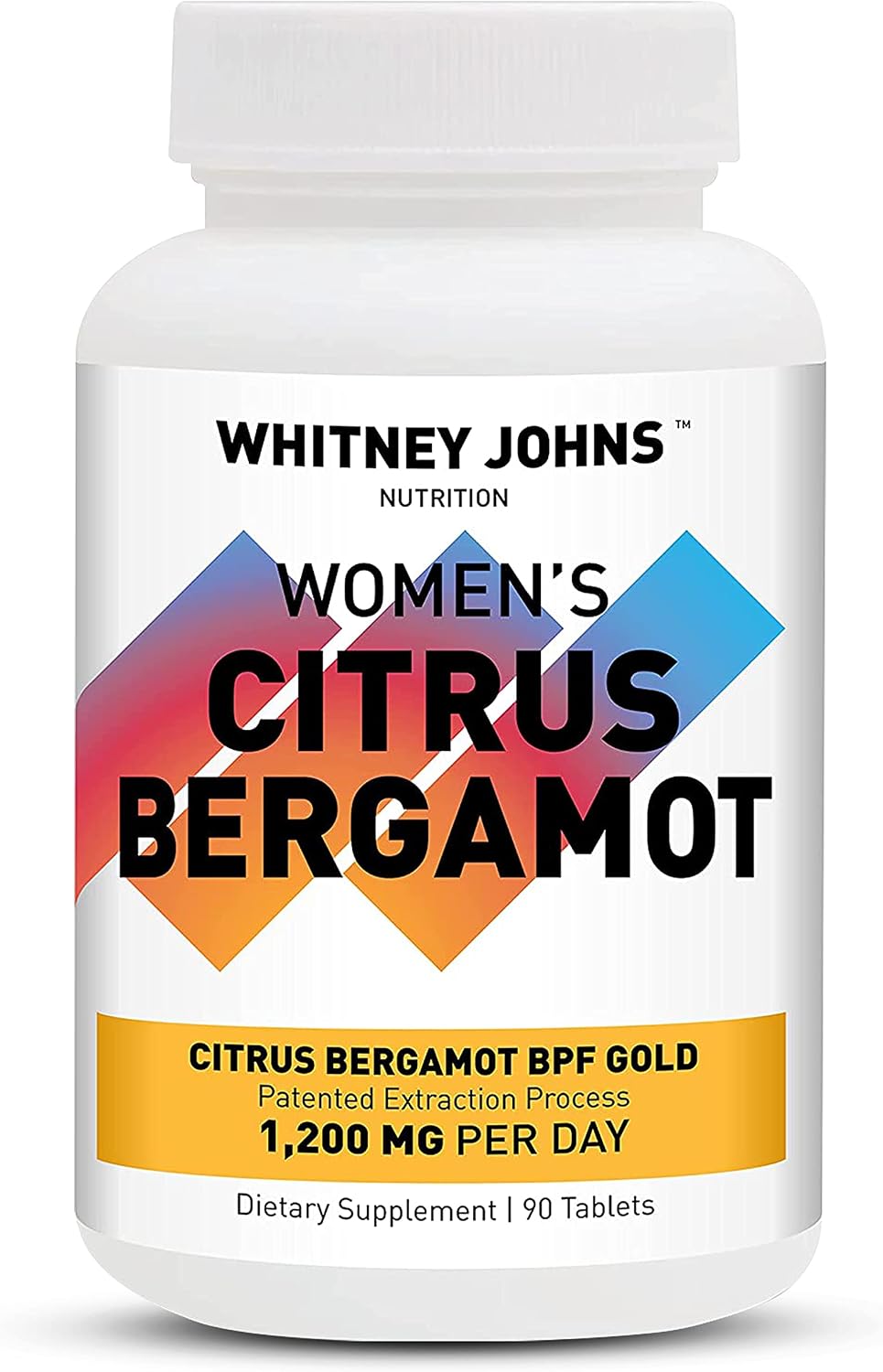 Whitney Johns Citrus Bergamot para Mujeres, 1200 mg, 90 Comprimidos