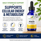Herb-Science Vitamina B3 (Niacina) Líquida - 30 ml (36 Dosis)