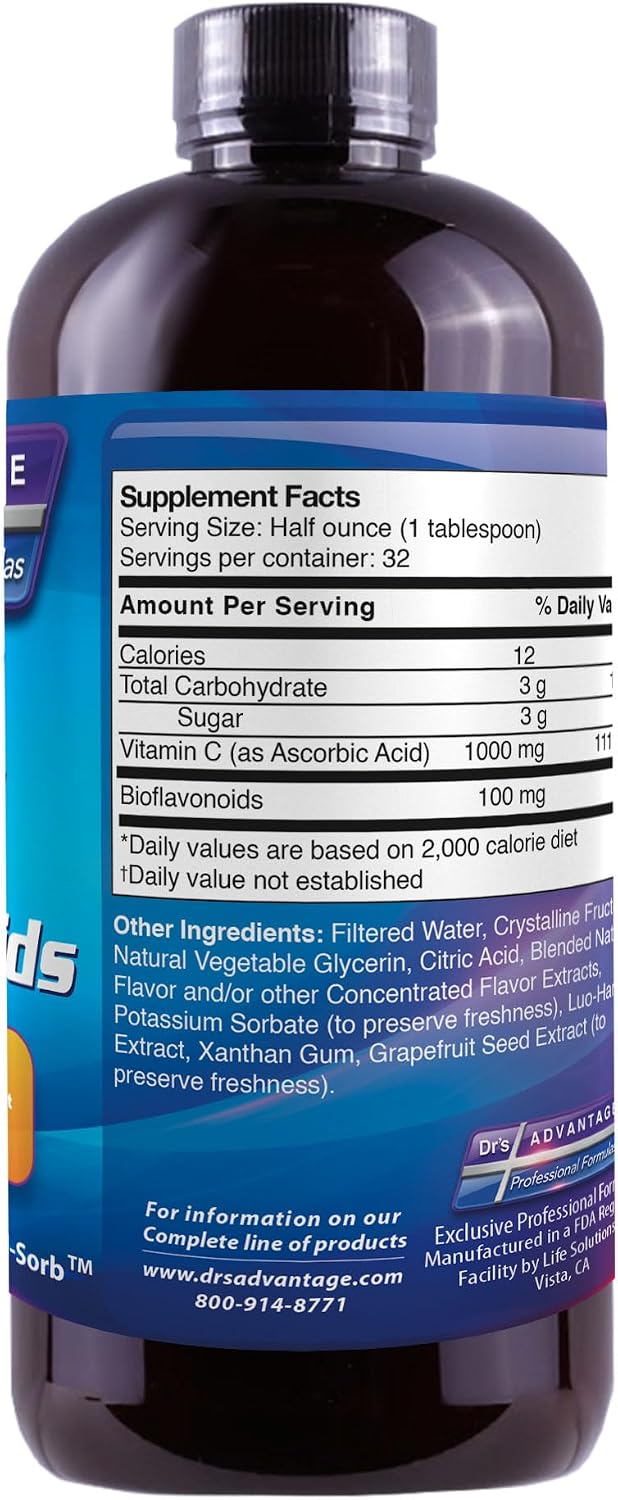 Liquid Vitamin C + Bioflavonoids 16oz – Image 2
