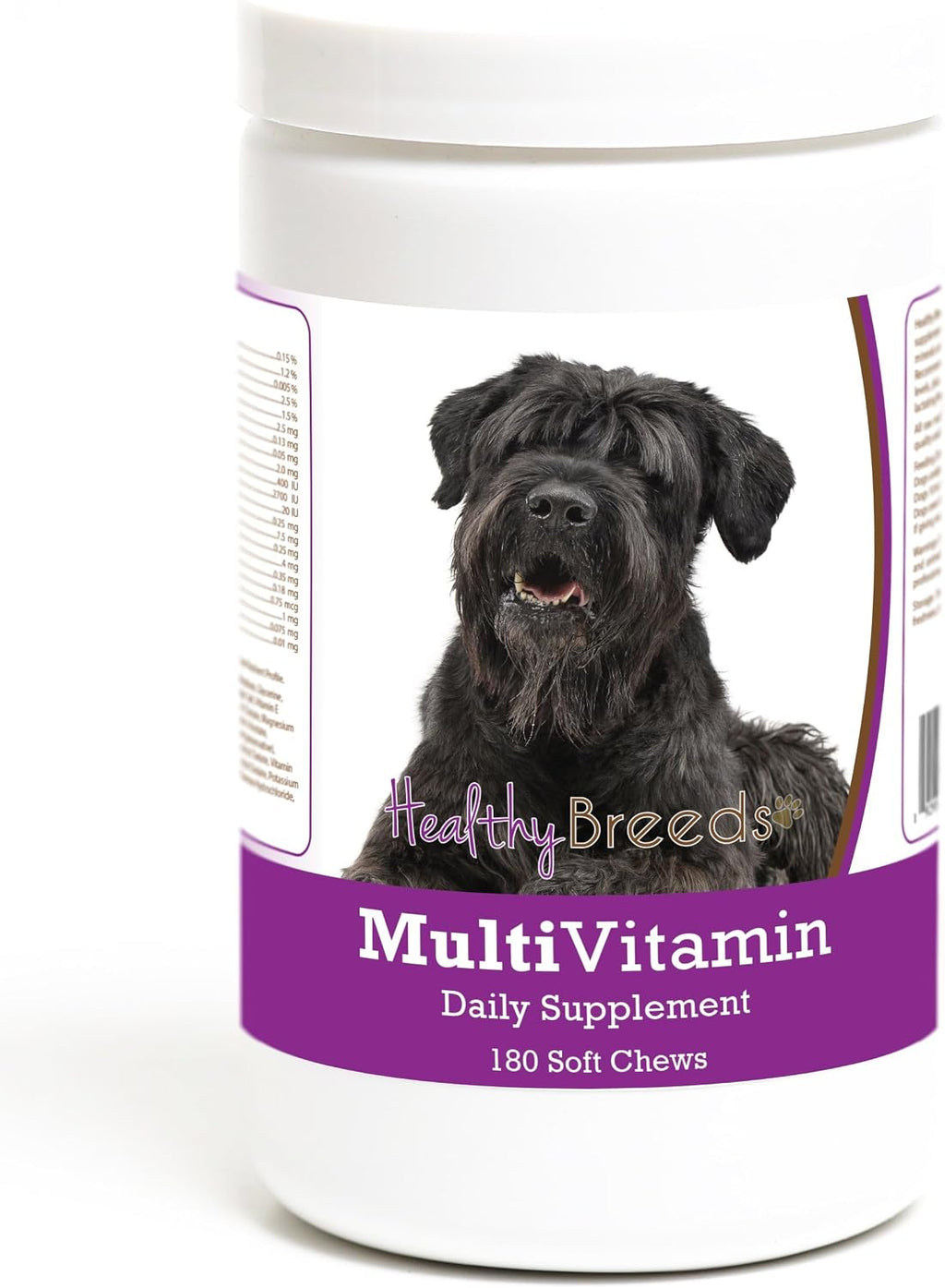 Healthy Breeds Black Russian Terrier Multivitamínico Masticable Blando para Perros 180 Unidades