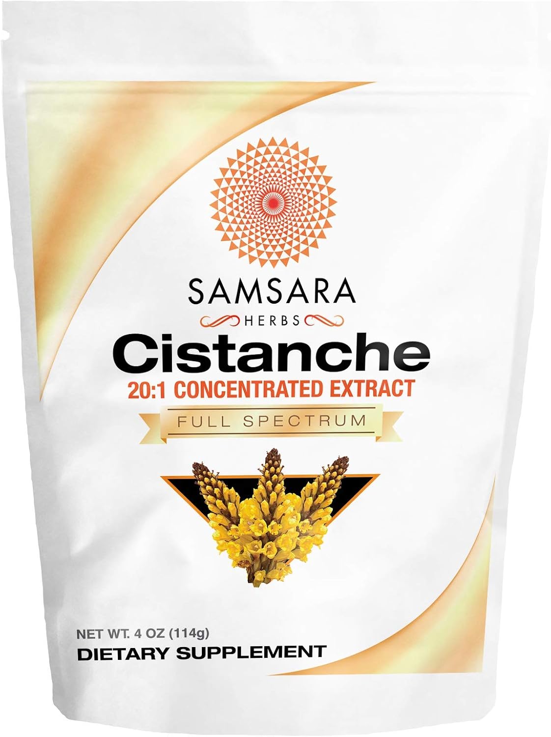 Extracto de Cistanche en Polvo (4oz) - Concentración 20:1 - Samsara Herbs