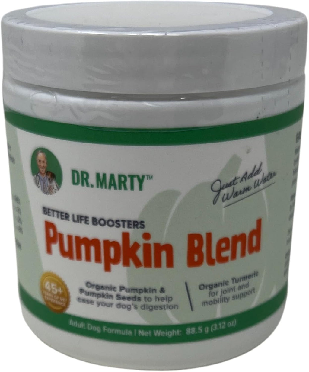 Dr. Marty Better Life Boosters - Mezcla de Calabaza para Perros (3.17 oz)