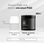 Toniiq PQQ 20mg - 120 Cápsulas - Suplemento de Pirroloquinolina Quinona de Alta Pureza (99%+)