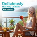 Atlantic Naturals 1 Day Colon Cleanse - Bebida Detox de Algas Marinas con Jengibre y Aloe Vera, Sabor Limón, 237 ml