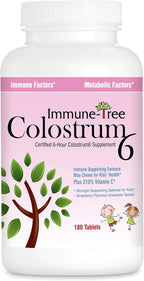 Immune Tree Moo Chews for Kids - 180 Strawberry Colostrum Chewable Tablets