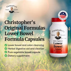 Christopher's Original Formulas Fórmula para la parte inferior del intestino 100 Vcaps