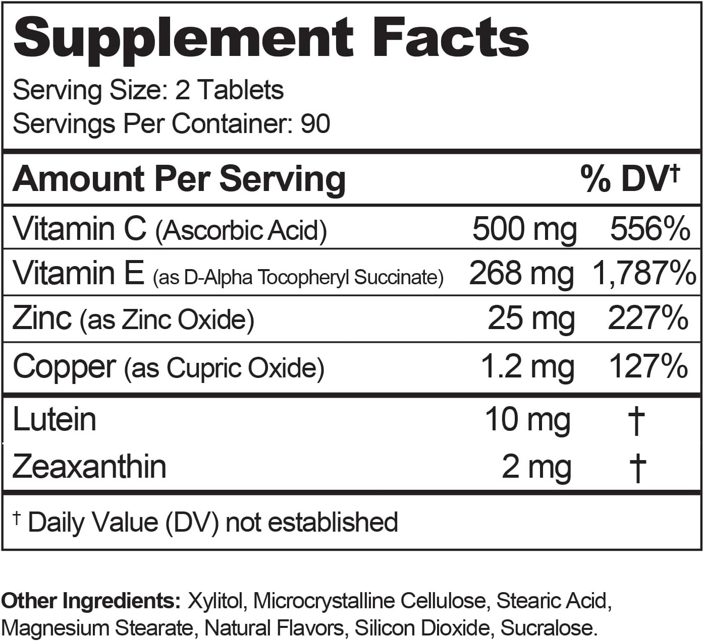 Visual Advantage® Macular Support Chewables – AREDS2 – 180 Comprimidos Masticables Sabor Tropical